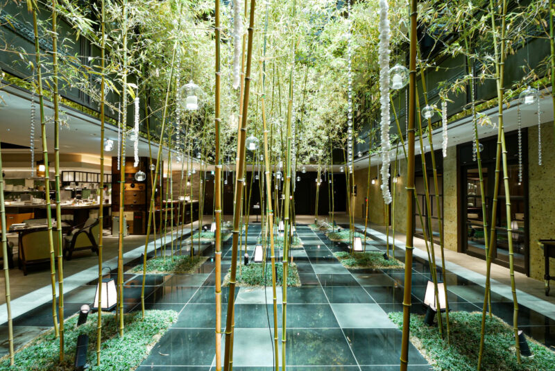 京都悠洛ホテル Mギャラリーの竹林